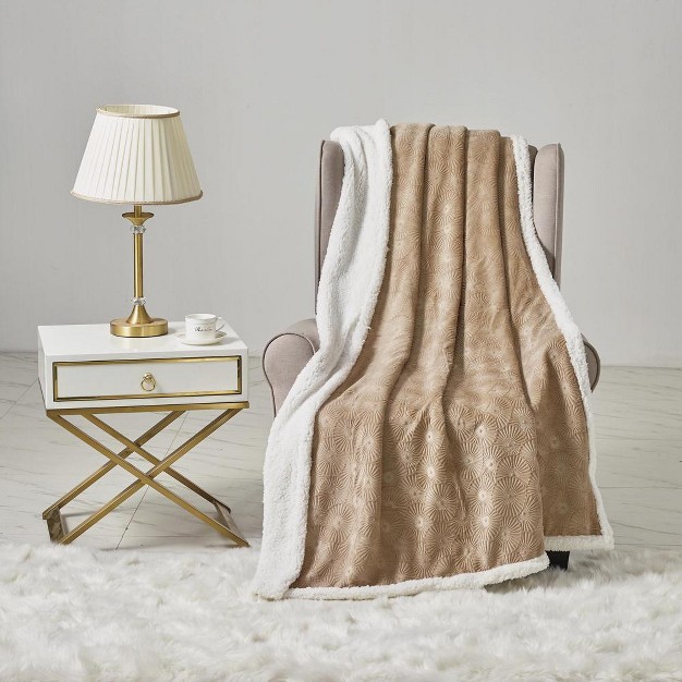 Beige Throw