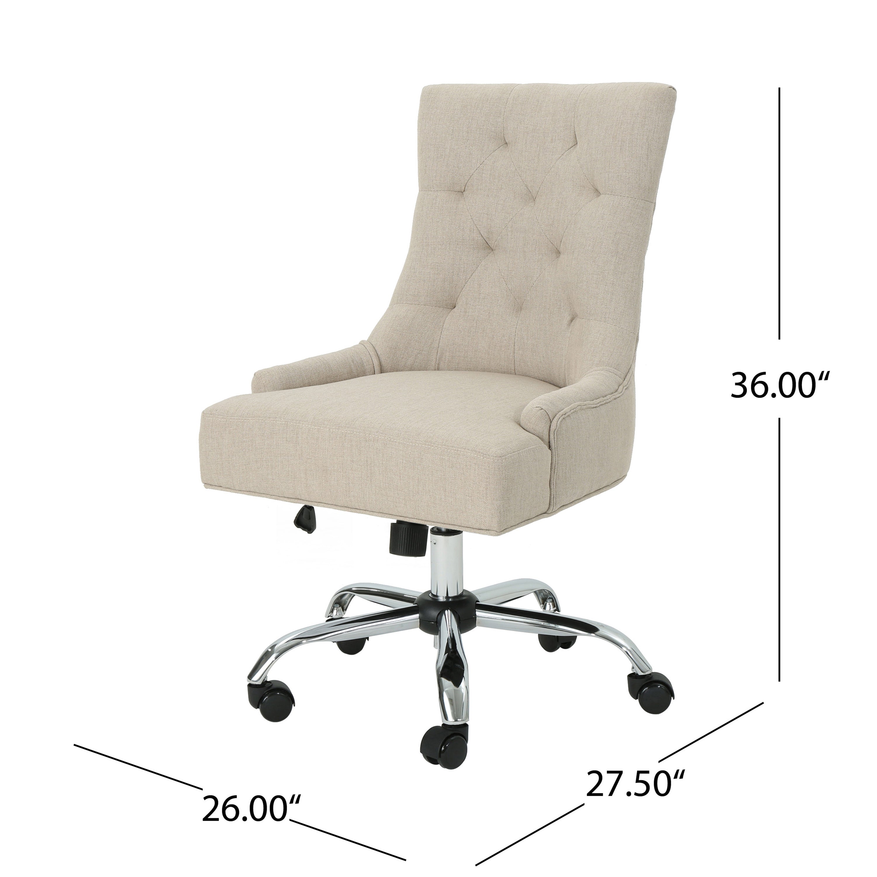 Bagnold Home Office Fabric Desk Chair