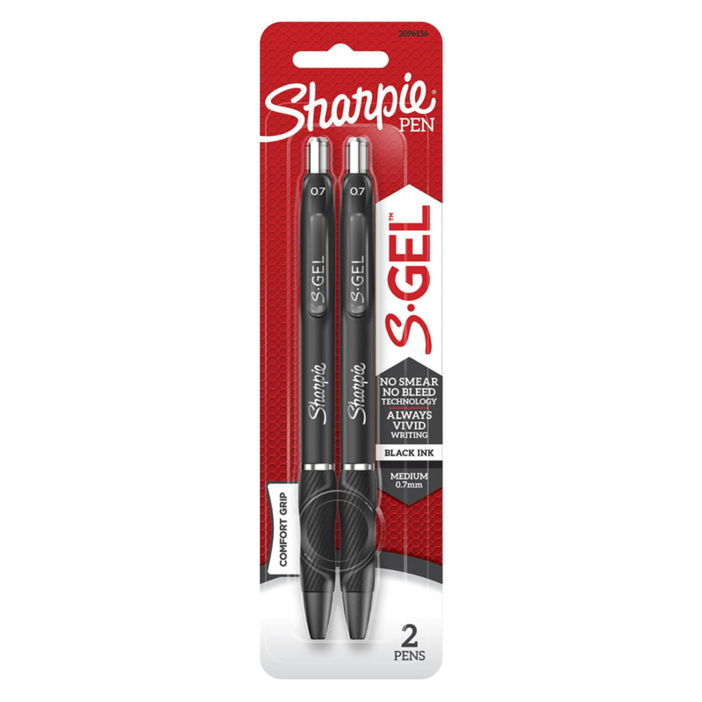 SHARPIE SGEL PEN BLK 2PK