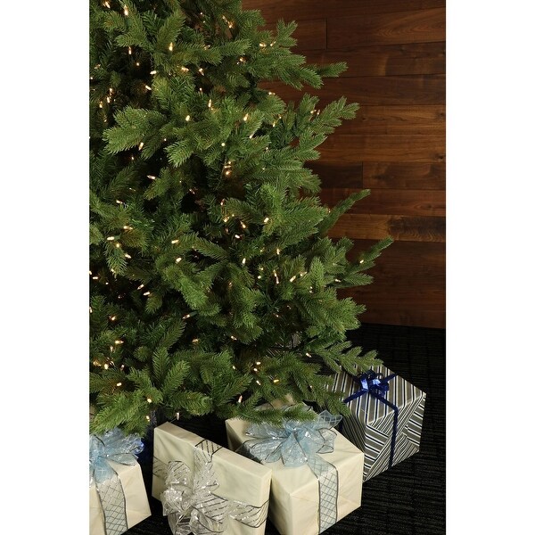 Fraser Hill Farm 7.5' Prelit Foxtail Pine Christmas Tree With Smart String Lighting