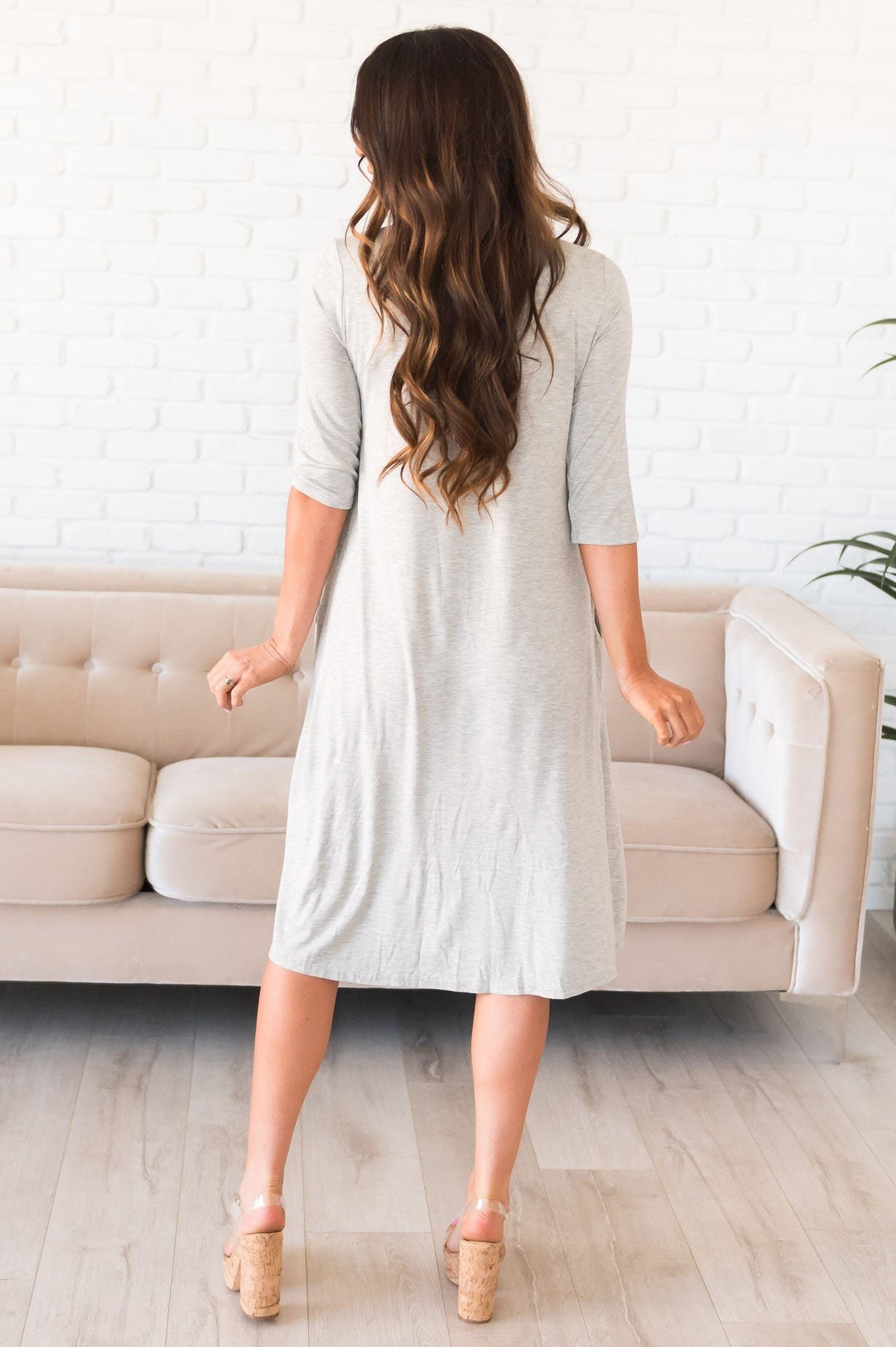 The Leah Nursing Friendly Modest Dress