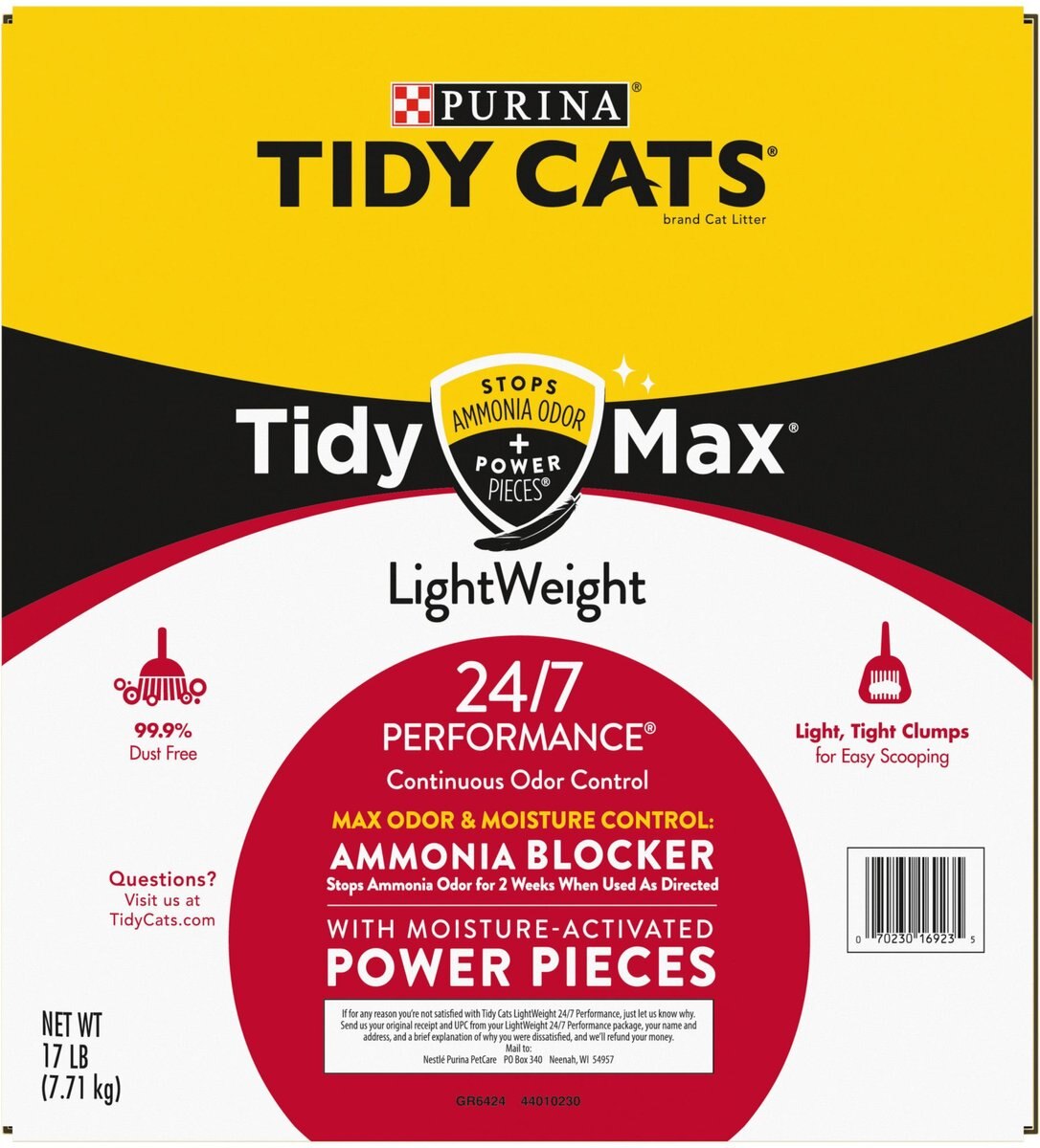 Tidy Max Lightweight 24/7 Performance Clumping Clay Cat Litter