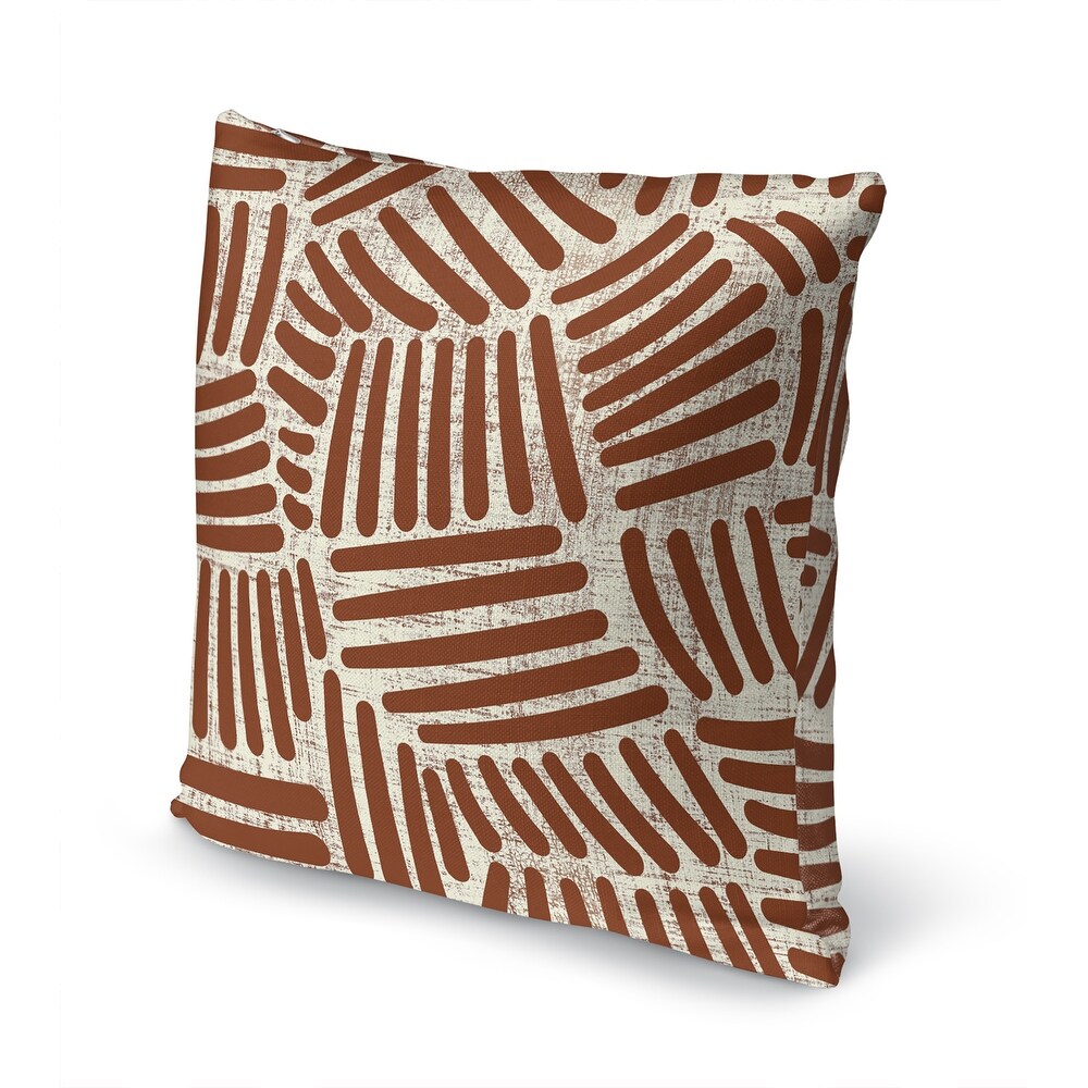 SWEEP RUST Accent Pillow By Kavka Designs