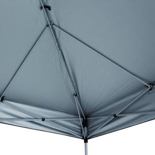 CROWN SHADES 12 ft. W x 12 ft. L x 11.1 ft. H 1 Touch Polyester Canopy 8028227