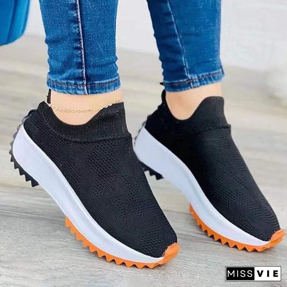 Women'Casual Mesh Colorblock Sneakers