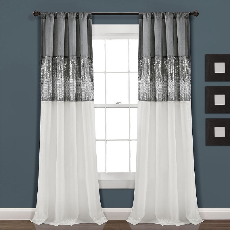 Lush Decor 1-pack Night Sky Window Curtain