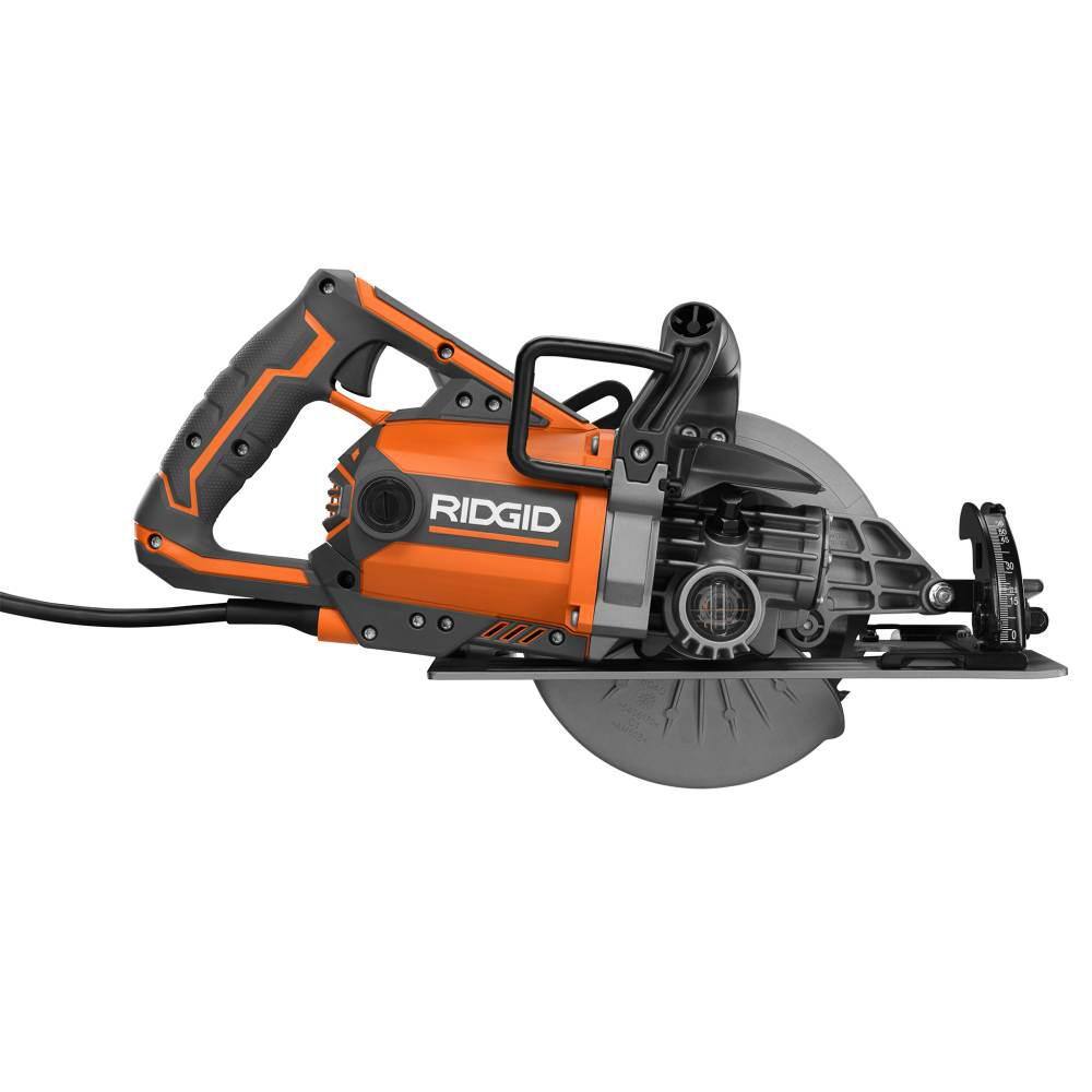 RIDGID THRUCOOL 15 Amp 7-14 in. Worm Drive Circular Saw R32104