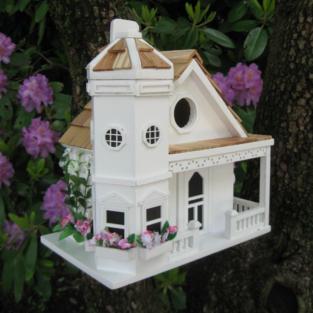 Home Bazaar Flower Pot Cottage Birdhouse