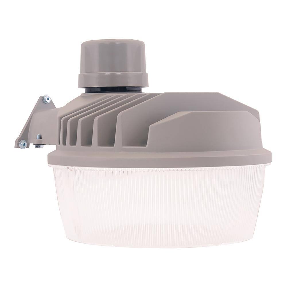 Halo ALS 100-Watt Equivalent Integrated LED Gray Dusk to Dawn Area Light 4000K ALS10A40GY