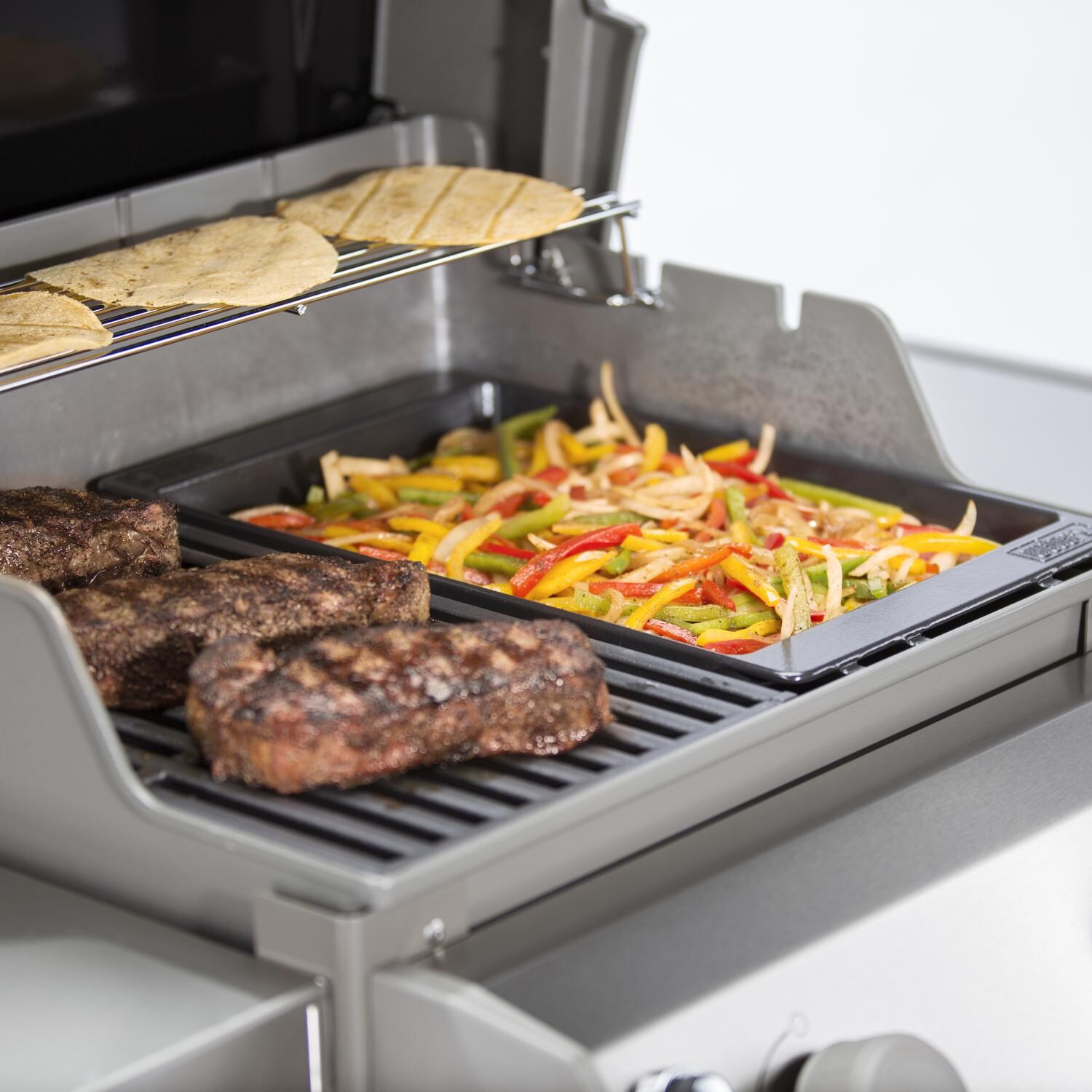 Weber 7658 Porcelain-Enameled Cast-Iron Griddle For Spirit II 200/300 and Spirit 200/300 Series Grills