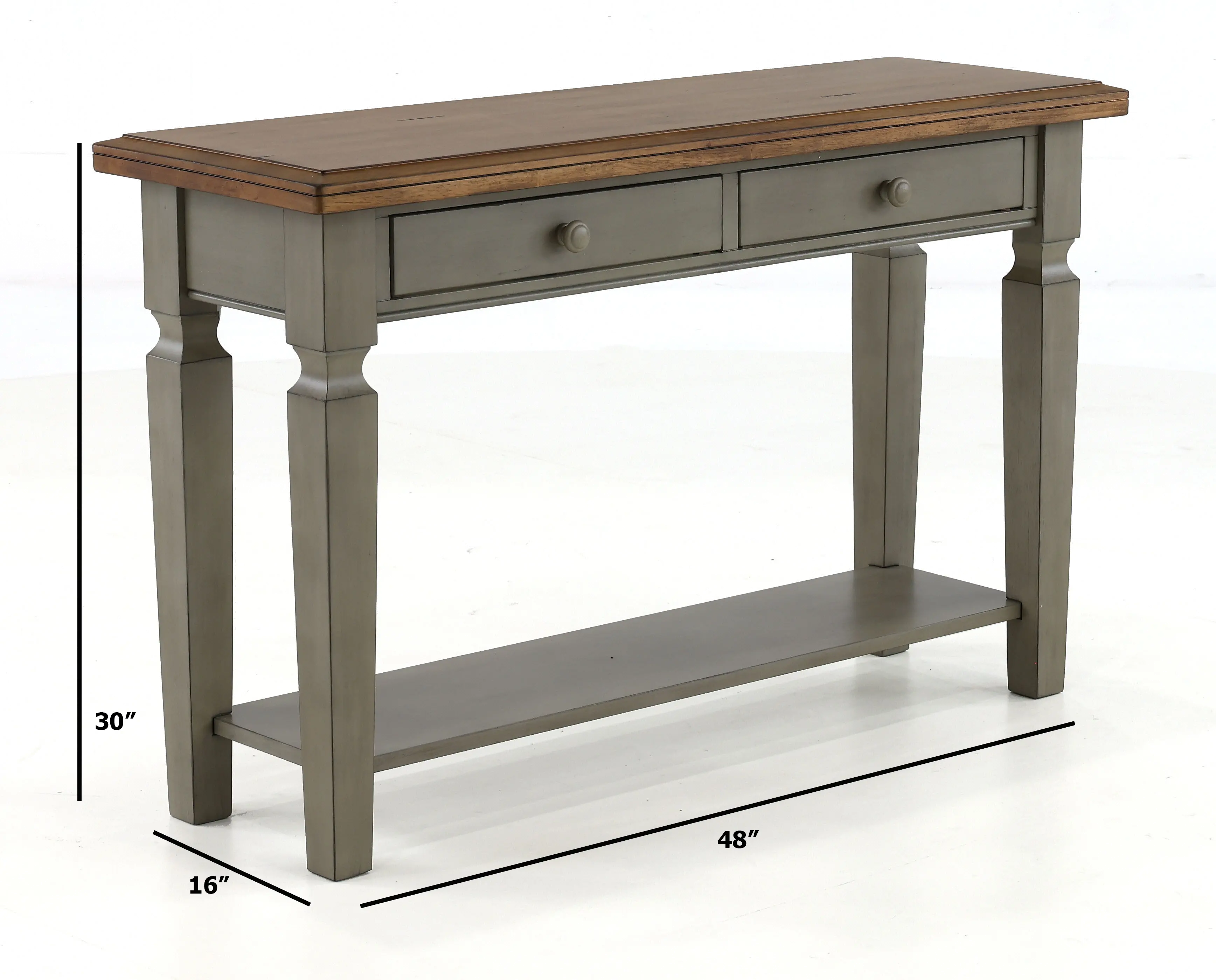 Barnwell Two Tone Console Table