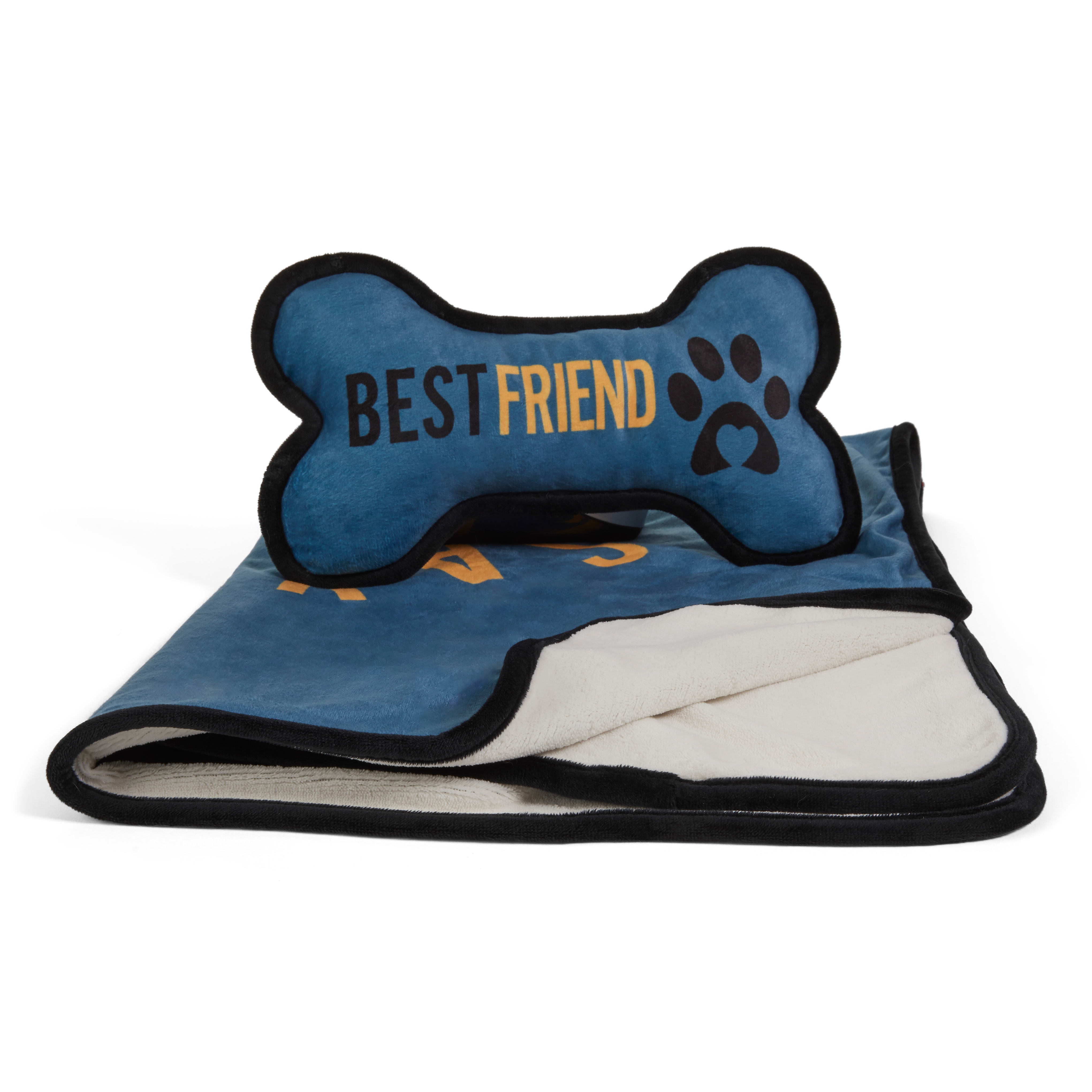 BOBS from Skechers Throw and Bone Pillow Set for Dogs