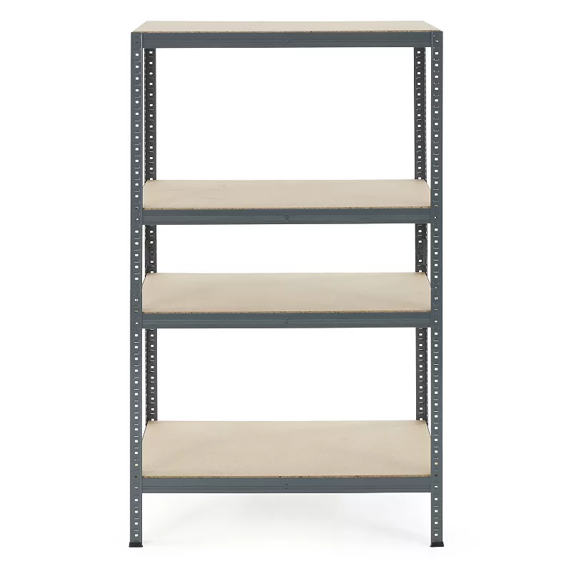 Trestles 36x60 4 Adjustable Metal Shelves Garage Storage Unit， 500 lb Capacity