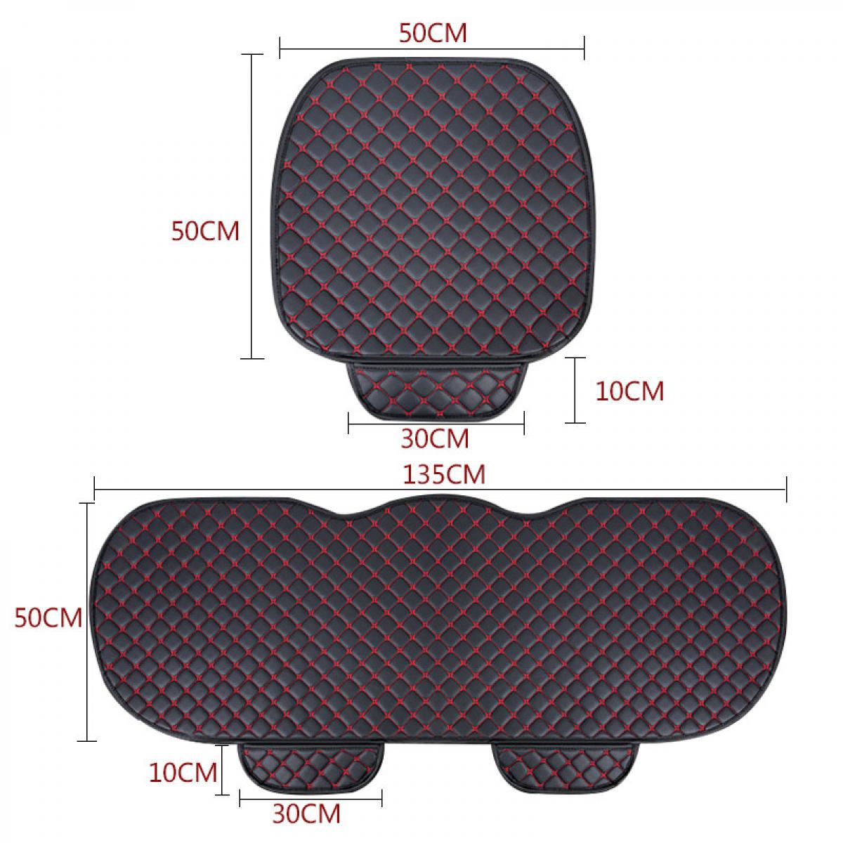 Leather Car seat Protector PU Universal Automobiles Seat Cover Set Car Interior Seats Cushion Mats Chair Carpet Pads Accessories