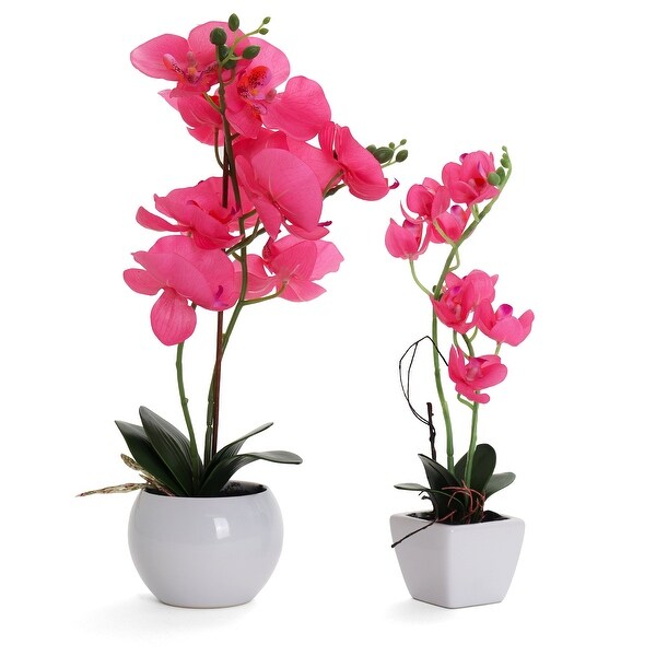 Hot Pink Artificial Orchid