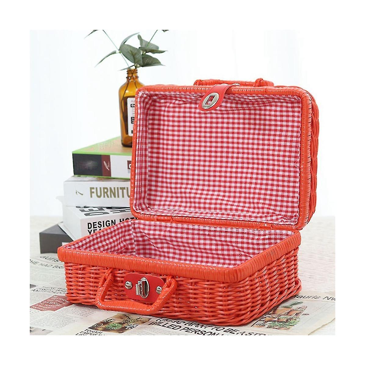 Rattan Women Handbags Wicker Woven Shoulder Bags Funny Beach Straw Bag Handmade Travel Bag