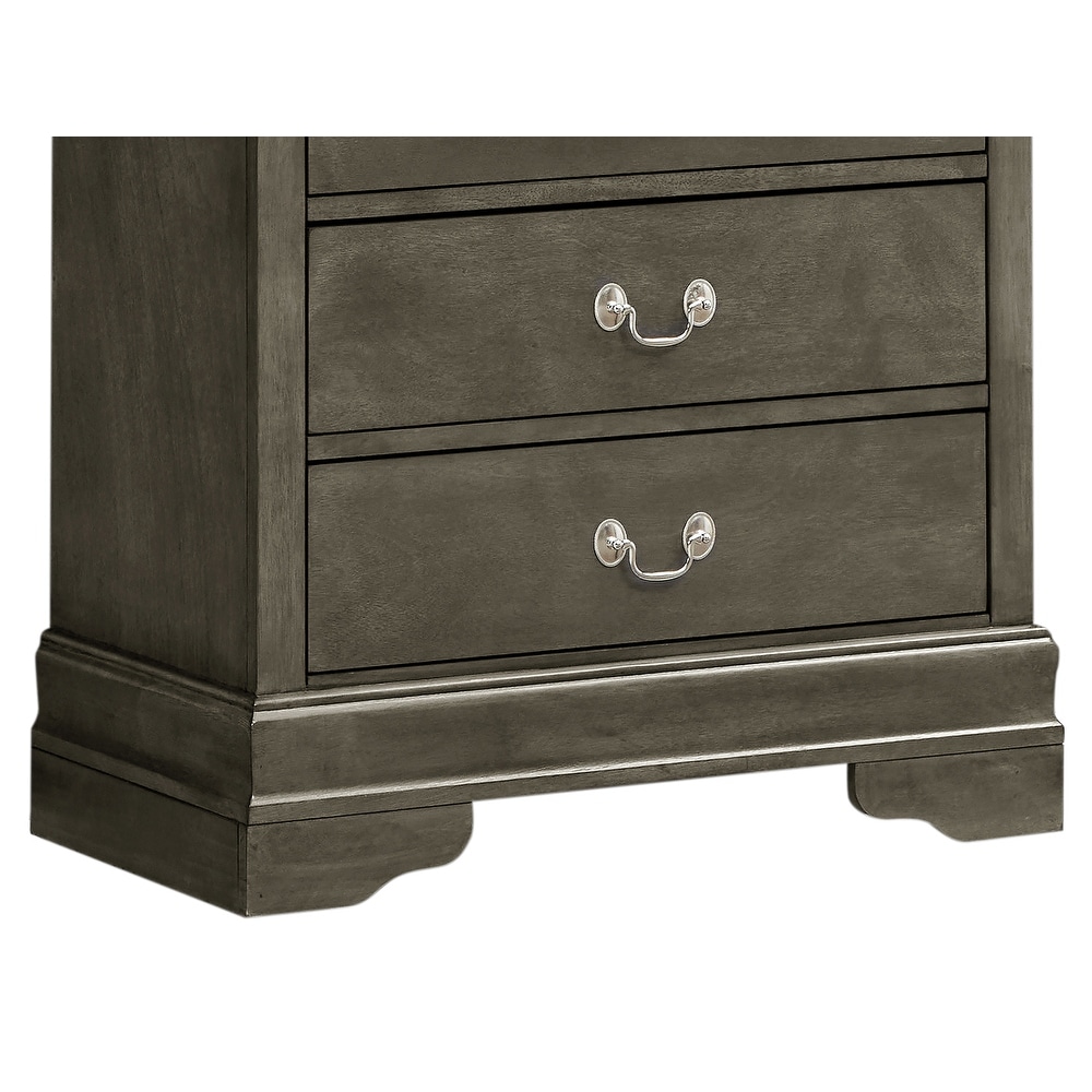 Louis Phillipe 4 Drawer Chest of Drawers (31 in L. X 16 in W. X 41 in H)