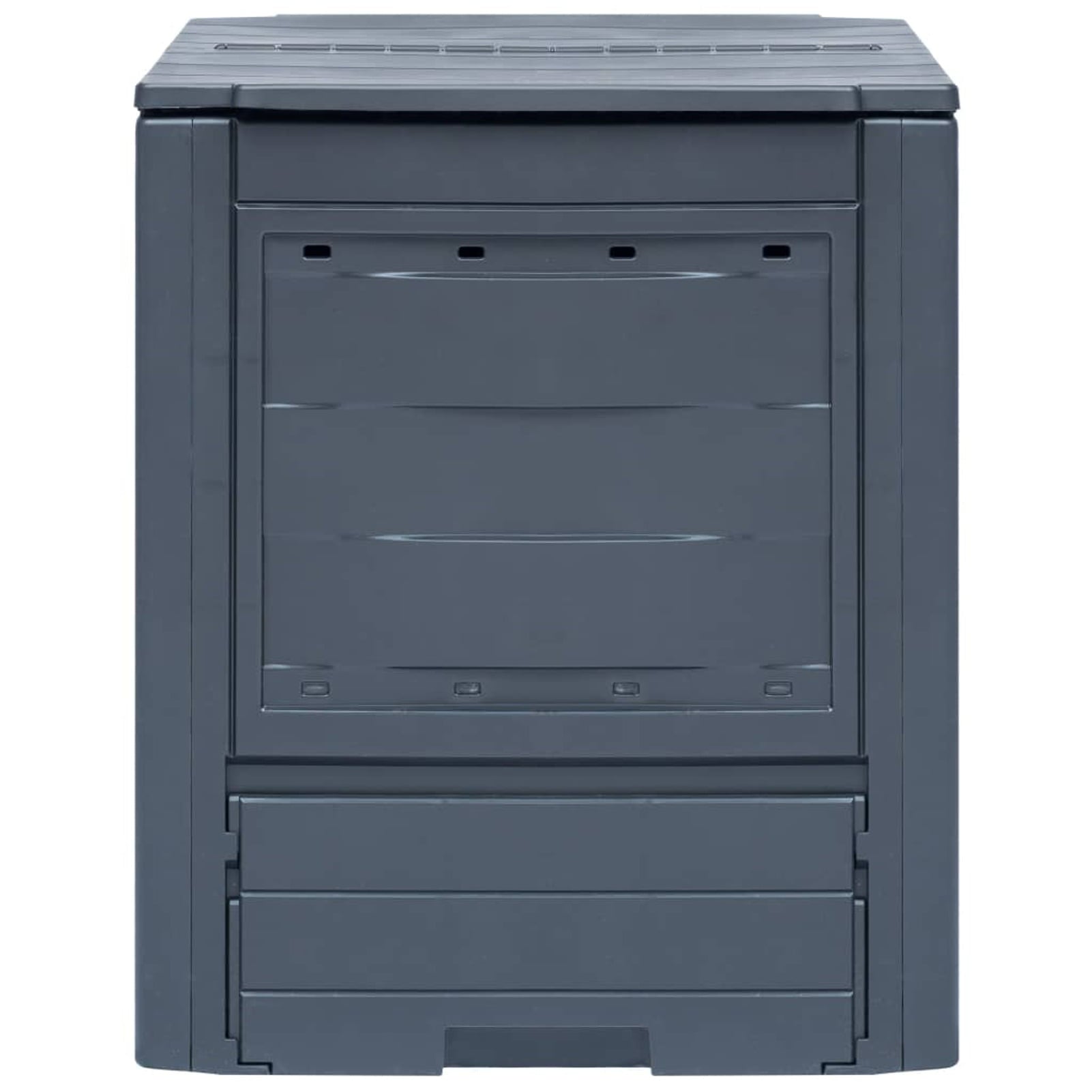 Garden Composter Gray 23.6“x23.6”x28.7“ 68.7 gal