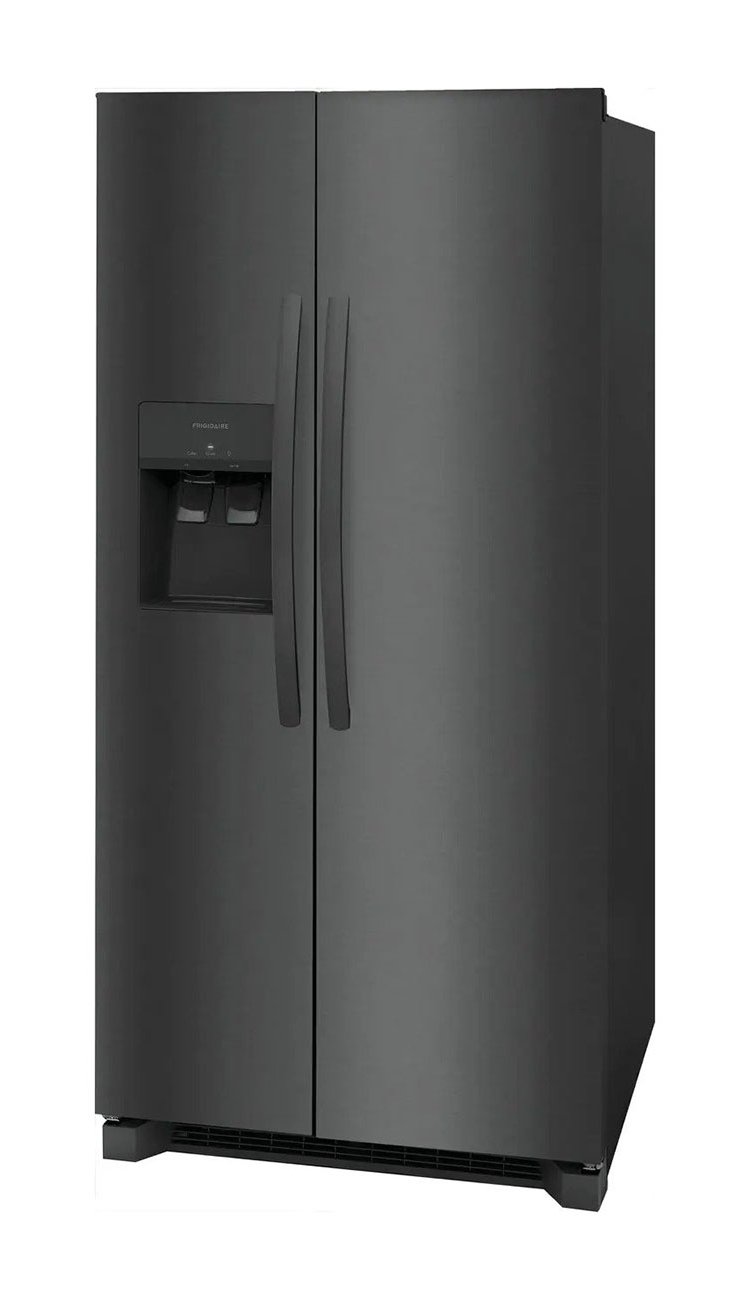 Frigidaire 22.3 Cu. Ft. Black Stainless Steel Side-By-Side Refrigerator