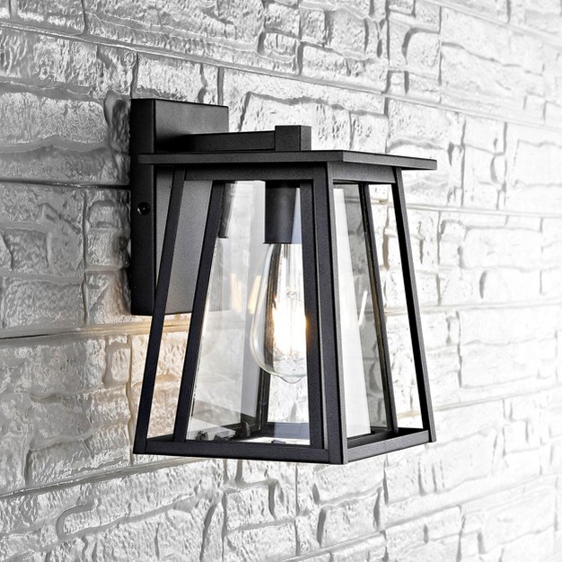 Stern Outdoor Wall Lantern Black Safavieh