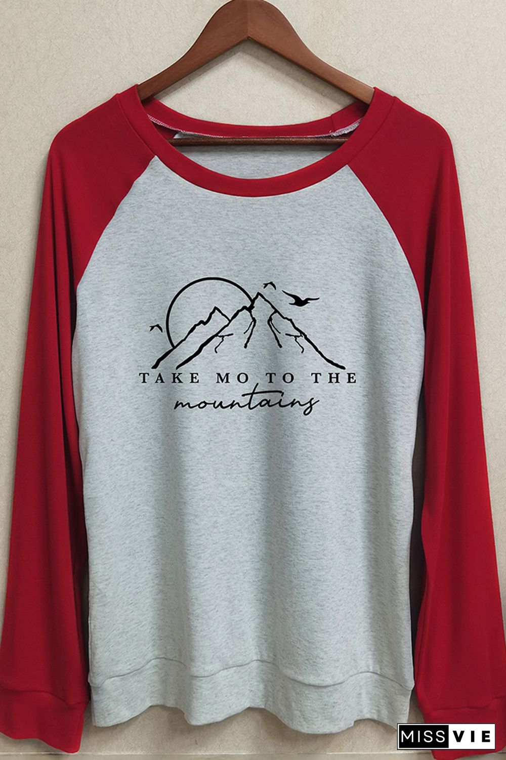 Take Me to the Mountains Long Sleeve Graphic Tee Wholesale