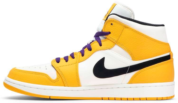 Air Jordan 1 Mid 'Lakers' 852542-700