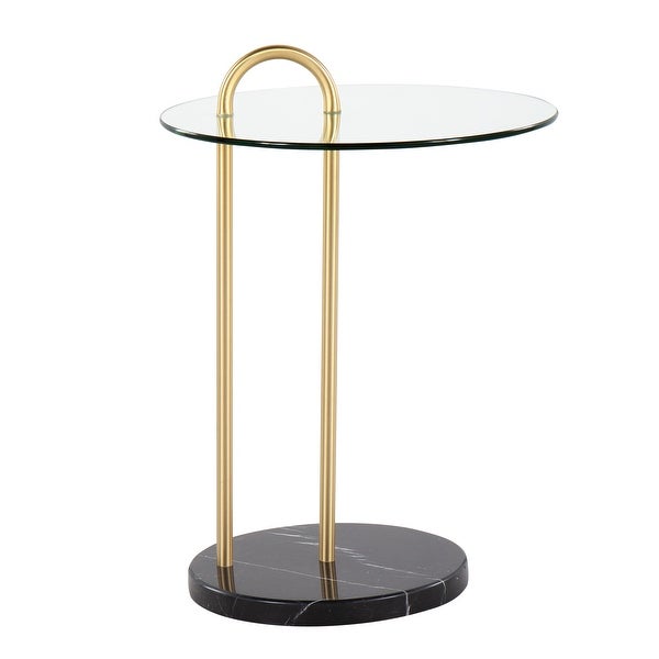 Silver Orchid Battista Side Table