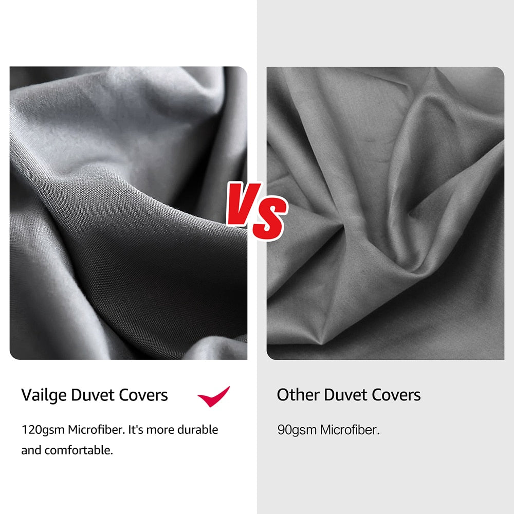 Pinch Pleat Soft Duvet Cover Set