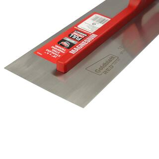 Goldblatt RED SINCE 1885 18 in. x 4 in. Pro Steel Finishing Trowel G16111