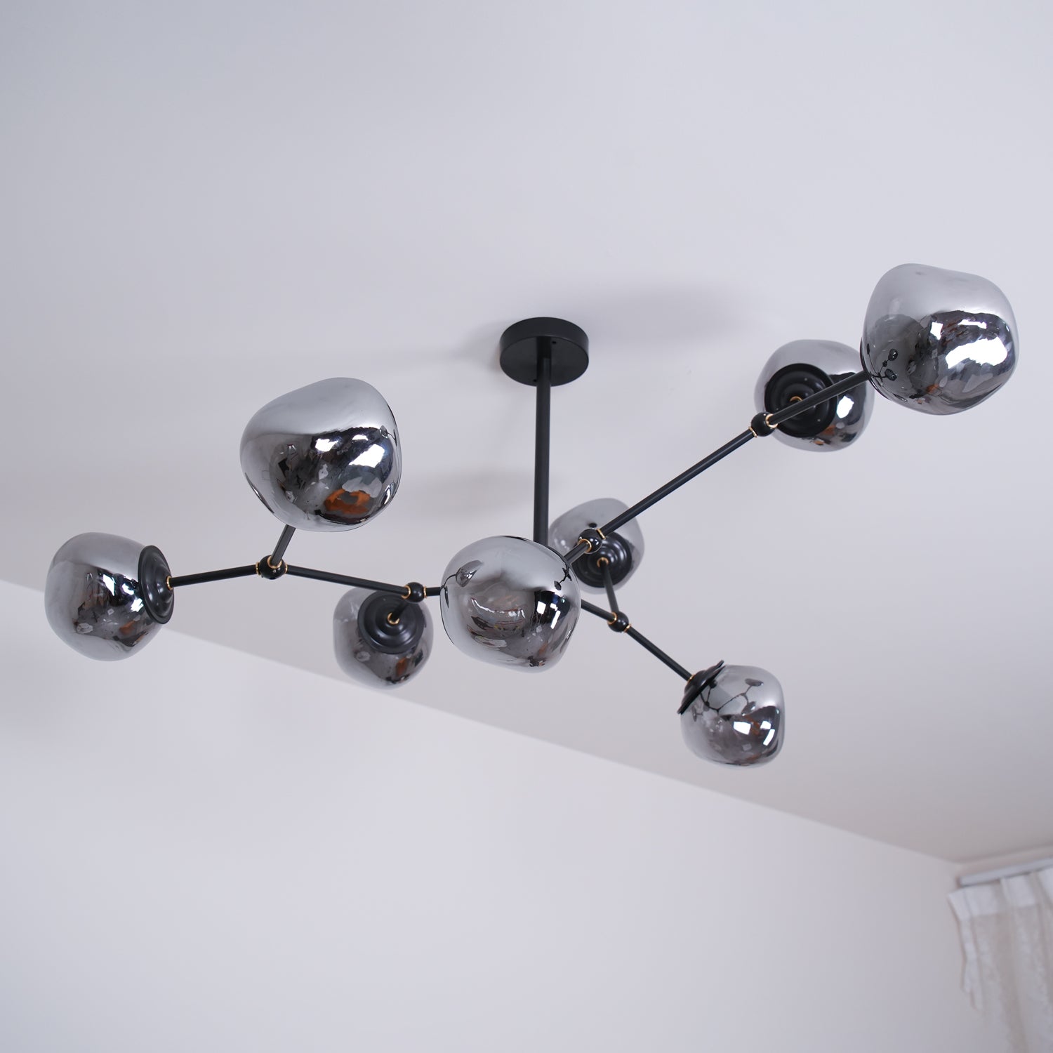 Molecular Glass Chandelier