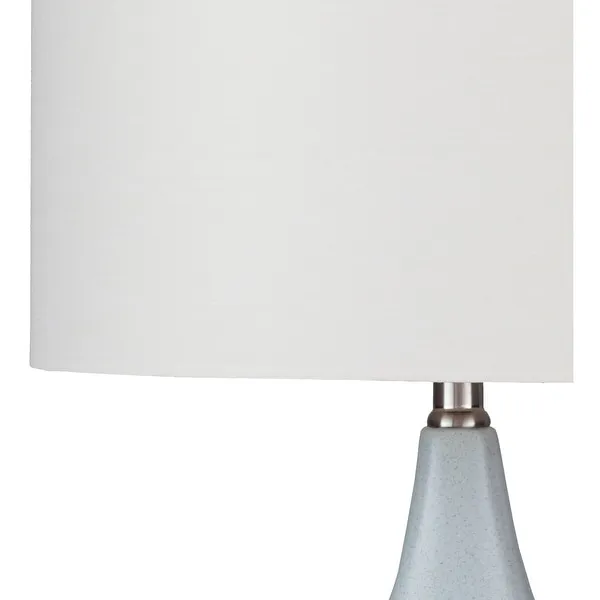 Verity 25.5 in. Gray Transitional Table Lamp