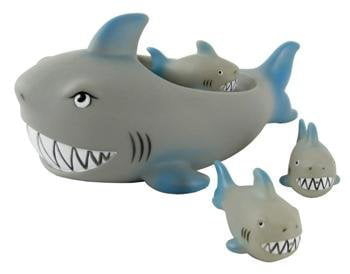 Tubby Scrubby Shark Family Bath Toys