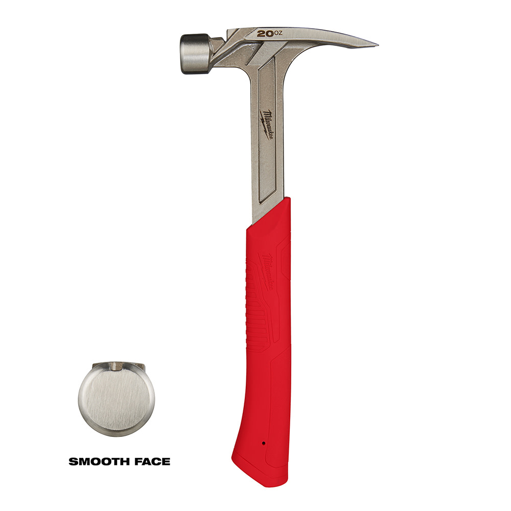 20oz Smooth Face Rip Claw Hammer ;