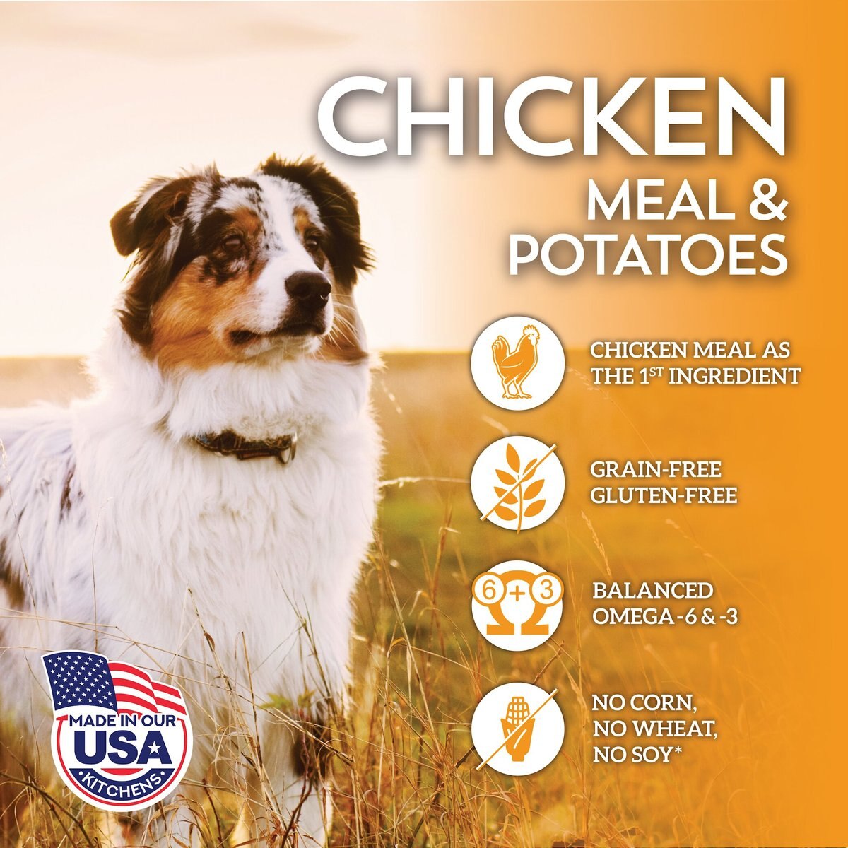 Wholesomes Chicken Meal and Potatoes Formula Grain-Free Dry Dog Food