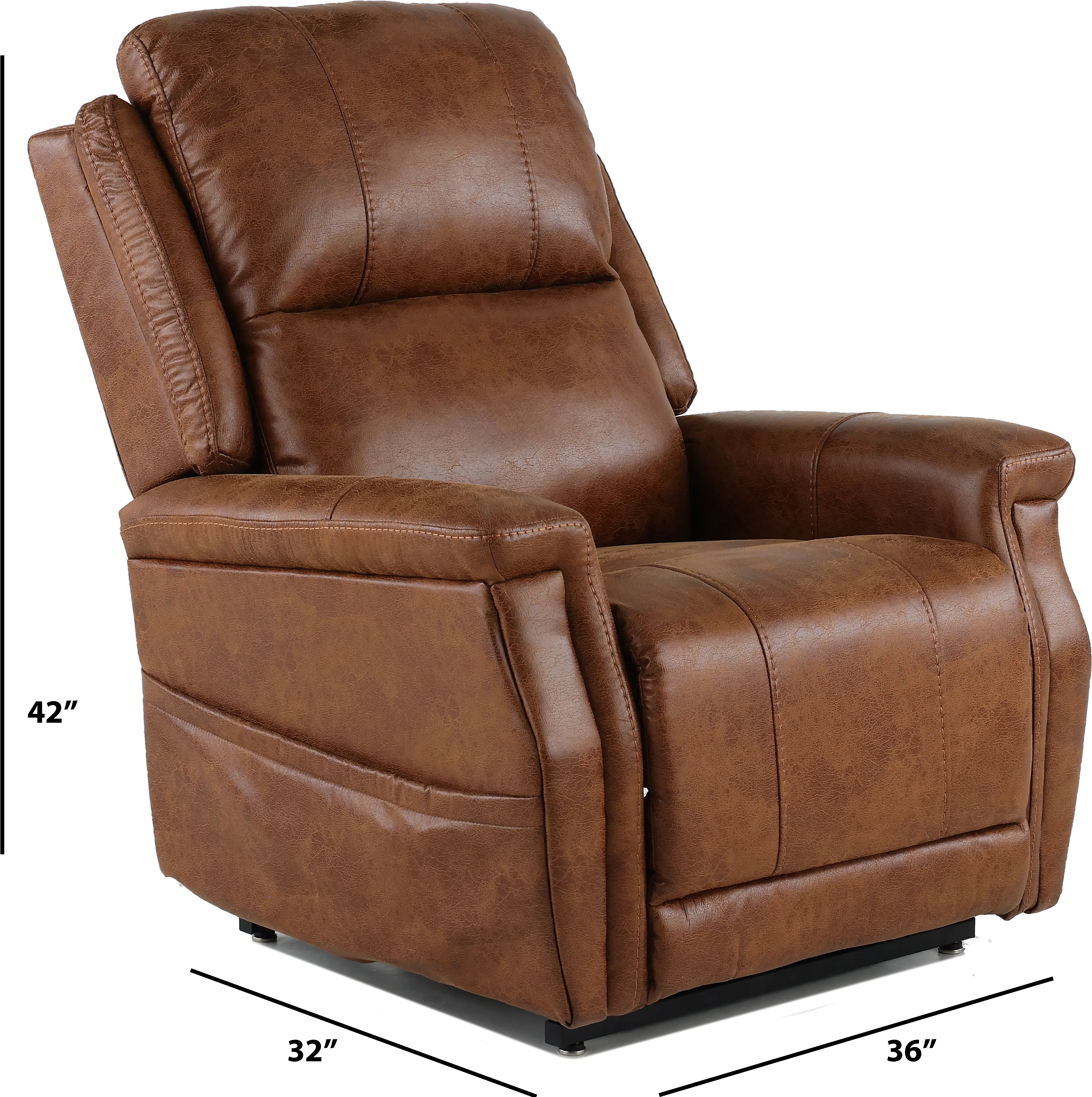 Devin Saddle Brown 3 Motor Lift Chair