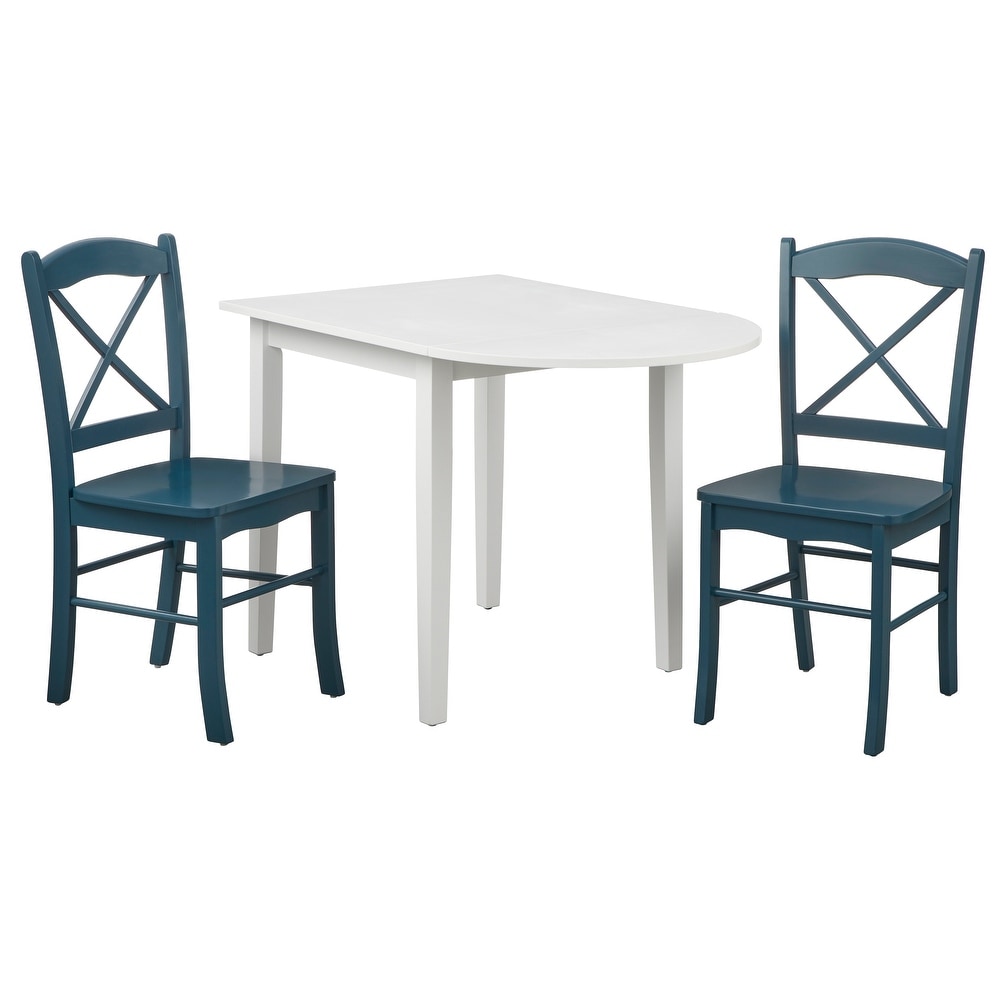 Simple Living Country Cottage Drop Leaf 3 piece Dining Set