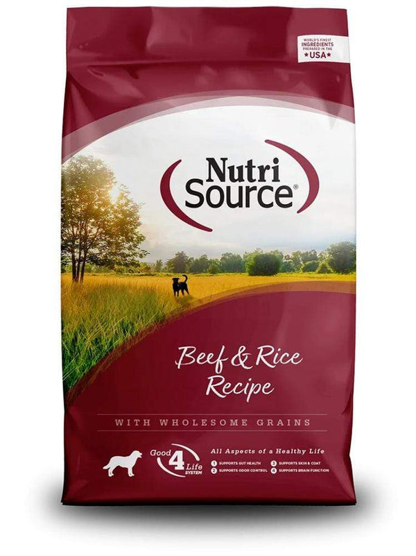 NutriSource Beef and Brown Rice Recipe Dry Dog Food