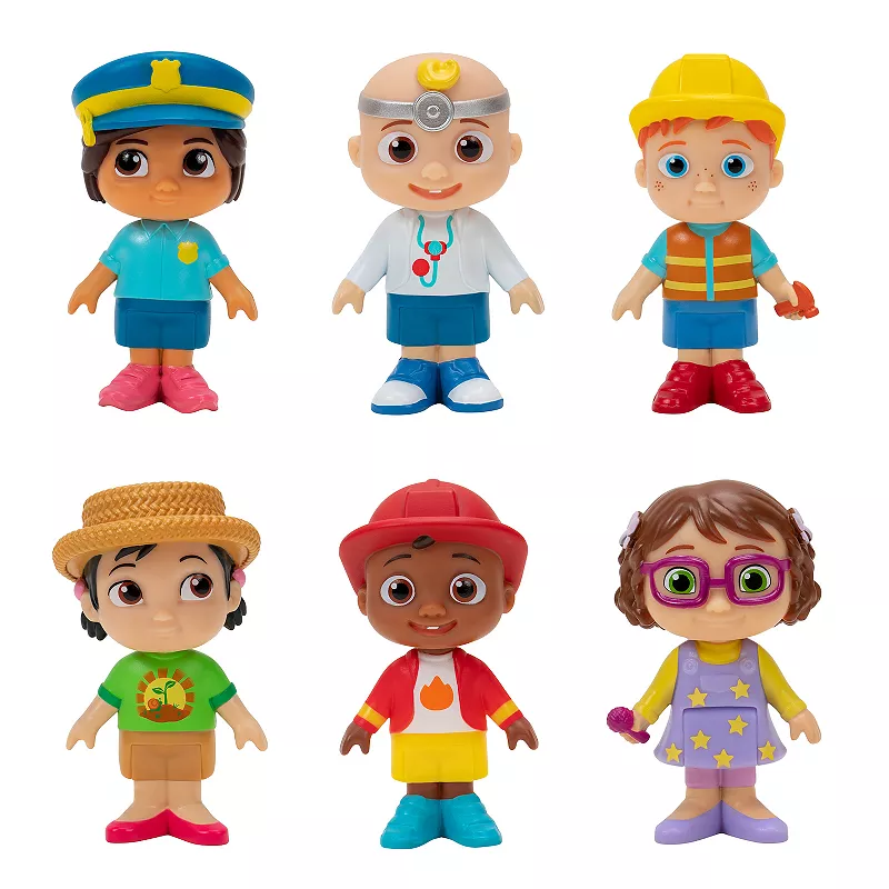 CoComelon Career Friends 6 Figure Pack