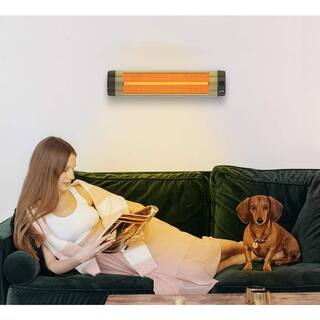 UFO UK-15 Efficient Electric Infrared Heater with Remote Control 1500-Watt Bronze Color UFOUK15