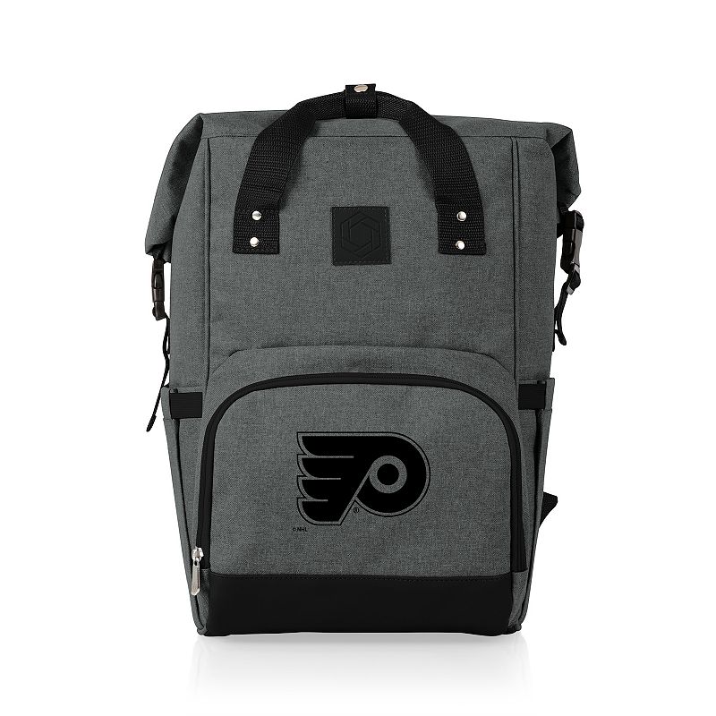 Picnic Time Philadelphia Flyers On The Go Roll-Top Cooler Backpack