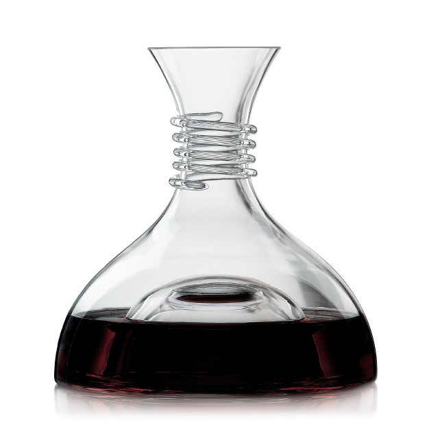 Spiegelau Red And White Decanter Set Of 1 Crystal Modern Wine Decanter Dishwasher Safe Professional Quality Wine Gift 1 0 L 35 3 Oz Clear