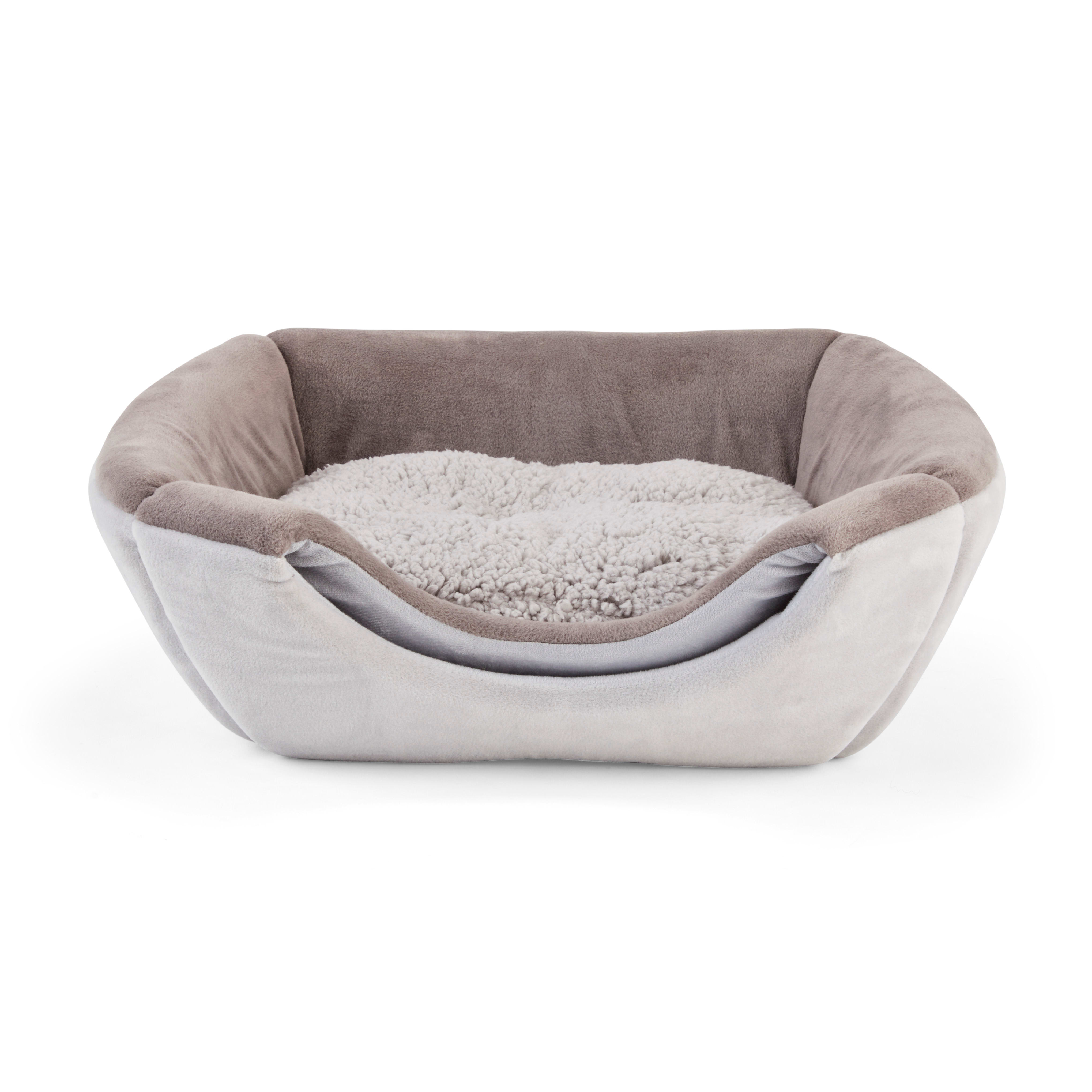 EveryYay Snooze Fest Grey 2-in-1 Convertible Cat Bed， 16