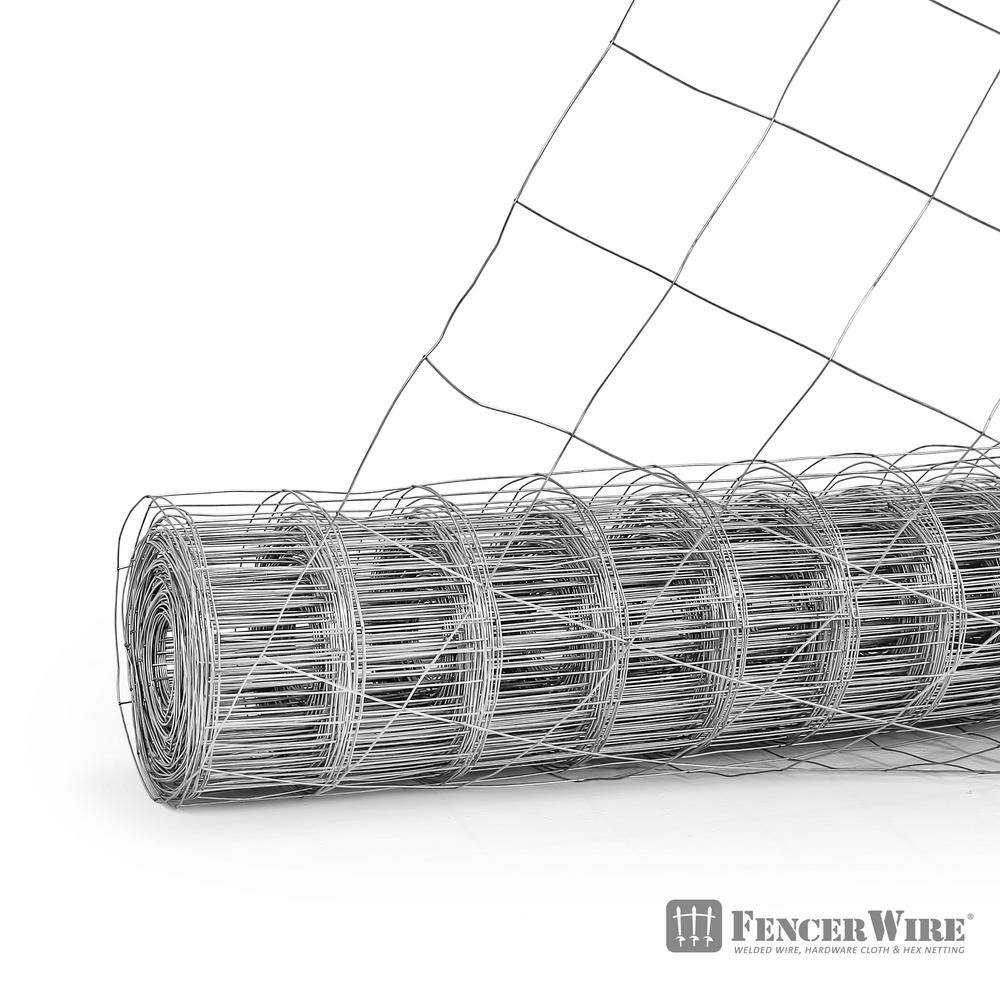 Fencer Wire 5 ft. x 100 ft. 16-Gauge Welded Wire Fence with 4 in. x 4 in. Mesh WB16-5X100M44