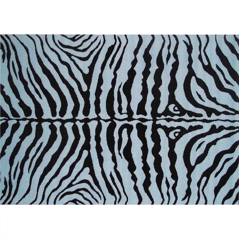 Fun Rugs Fun Time Zebra Skin Print Rug