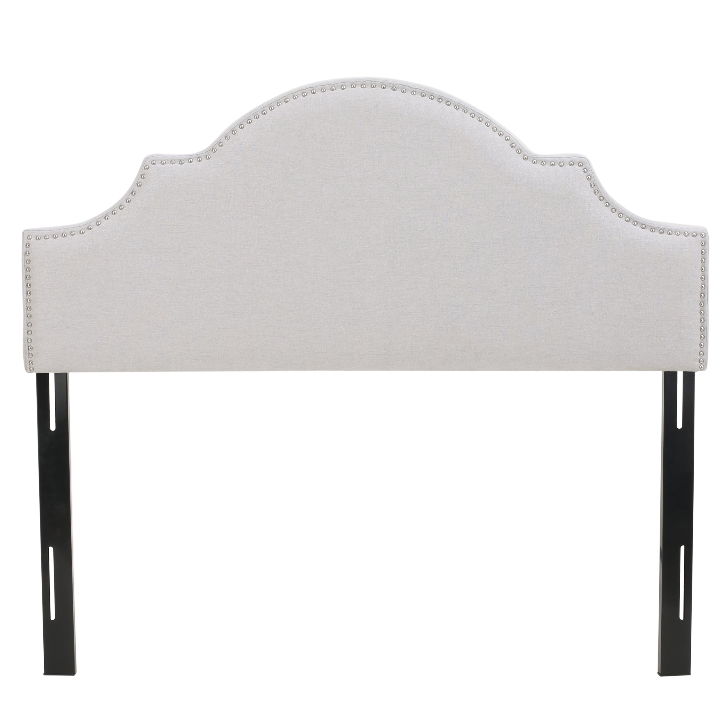 Gwenyth Studded Border Fabric Queen/Full Headboard