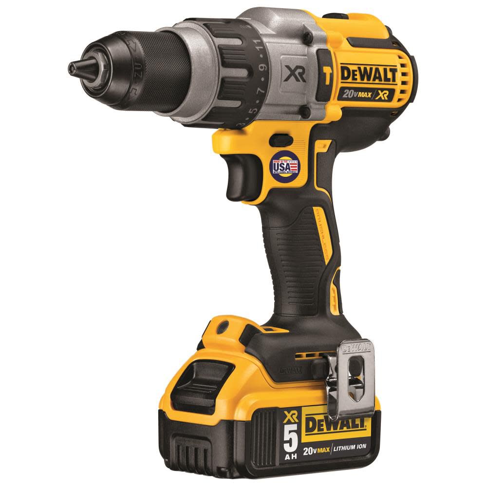 DEWALT 20V MAX XR LITHIUM ION BRUSHLESS 3-SPEED HAMMERDRILL KIT DCD996P2 from DEWALT