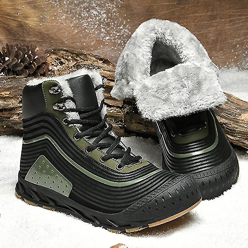 Men Warm Plush Snow Boots