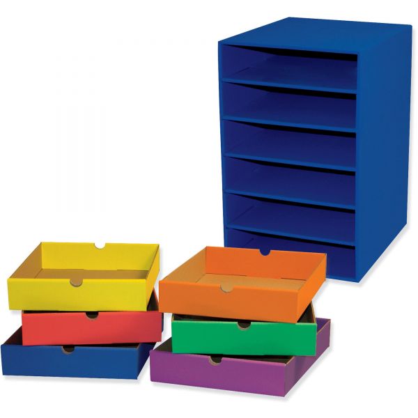 Pacon Six Shelf Literature Organizer