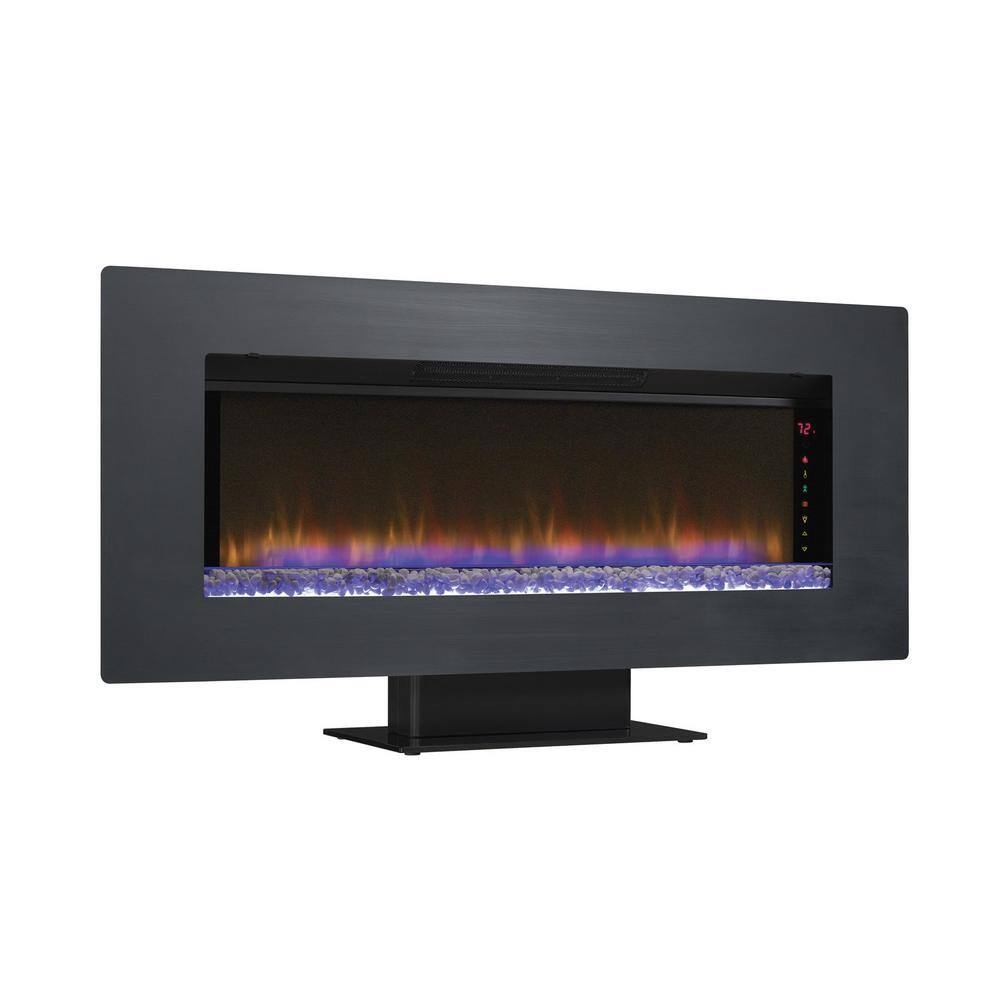 Classic Flame Felicity 47 in. Wall-Mount Infrared Electric Fireplace in Black 47II100GRG