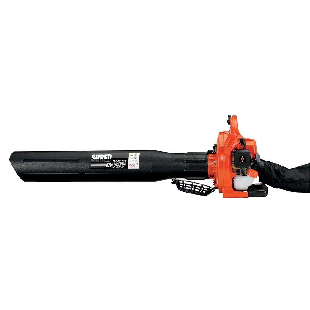 ECHO 165 MPH 391 CFM 25.4 cc Gas 2-Stroke Handheld Leaf Blower Shred N Vac ES-250AA